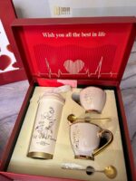 Luxury Thermo with Cups & Saucer Gift set - Image 3