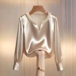Satin  Pearl Top - Image 4