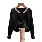 Satin  Pearl Top - Image 6